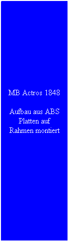 Textfeld: MB Actros 1848
Aufbau aus ABS Platten auf Rahmen montiert
 
