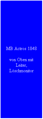 Textfeld: MB Actros 1848
von Oben mit Leiter, Lschmonitor
