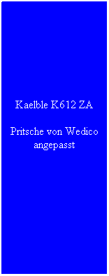 Textfeld: Kaelble K612 ZA
Pritsche von Wedico angepasst
&nbsp;
